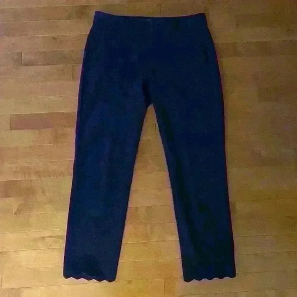 Beautiful Banana Republic Navy Avery Pant with Scallop Hem - Picture 1 of 5